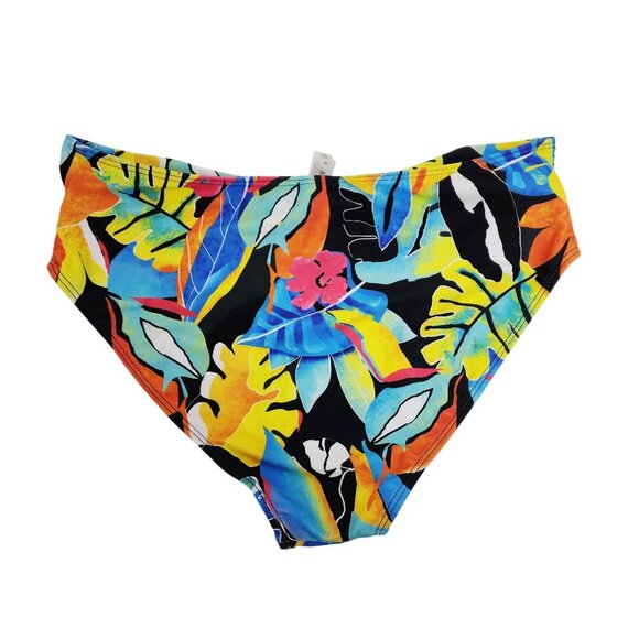 Tempt Me Womens Tropical Print Bikini Bottom Size Medium - Picture 3 of 3